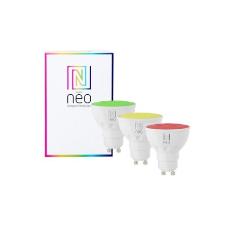 Smart LED žiarovka GU10 6W RGB + CCT IMMAX NEO 07724C WiFi Tuya sada 3ks