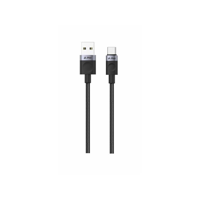 Kábel iPEAX 90010108 USB/USB-C 1,5m Black