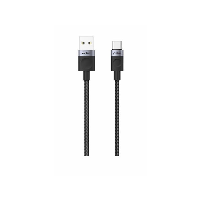 Kábel iPEAX 90010103 USB/USB-C 1 m čierny