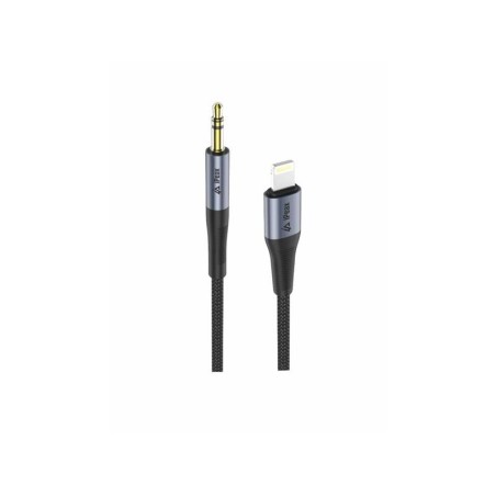 Adaptér iPEAX 90010138 Lightning / JACK 3,5mm (pre počúvanie hudby) Black
