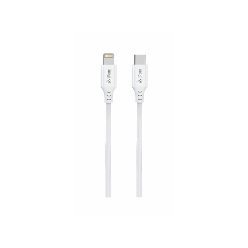 Kábel iPEAX 90010115 USB-C/Lightning 1,5 m biely