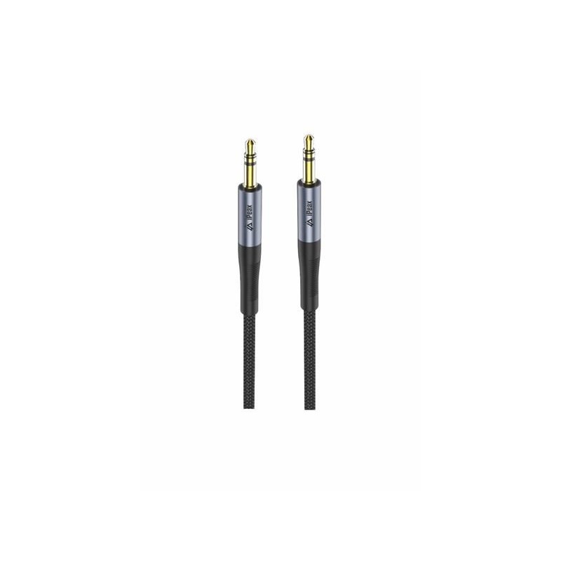 Adaptér iPEAX 90010140 2xJACK 3,5 mm (na počúvanie hudby) čierny