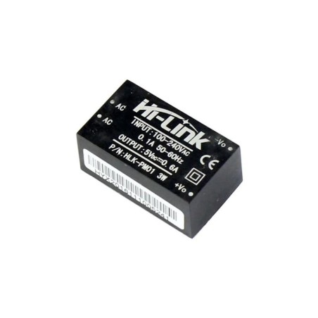 Spínaný zdroj HLK-PM01 – 5V / 0,6A / 3W