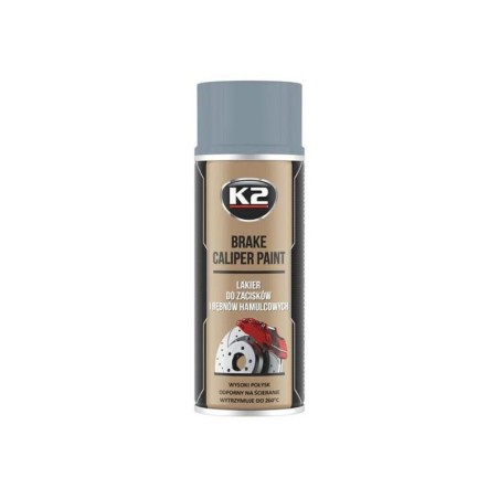K2 Farba na brzdové strmene 400ml strieborná