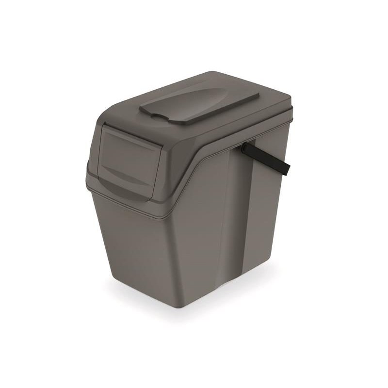Kôš odpadkový SORTIBOX II 25l šedý kameň