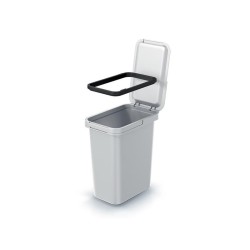 Kôš odpadkový SYSTEMA popolavý 12l