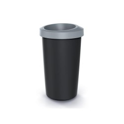Kôš odpadkový COMPACTA R DROP svetlo šedý 25l