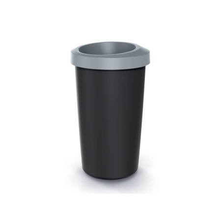 Kôš odpadkový COMPACTA R DROP svetlo šedý 25l