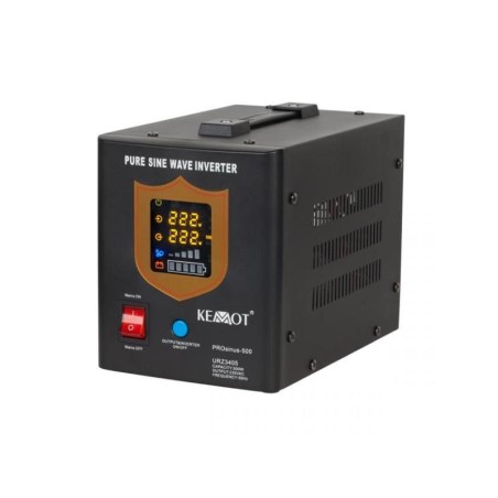 Zdroj záložní KEMOT PROsinus-800 12V 230V 800VA 500W Black