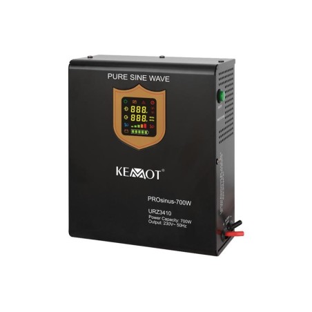 Zdroj záložný KEMOT PROsinus-1000 12V 230V 1000VA 700W Black nástenný