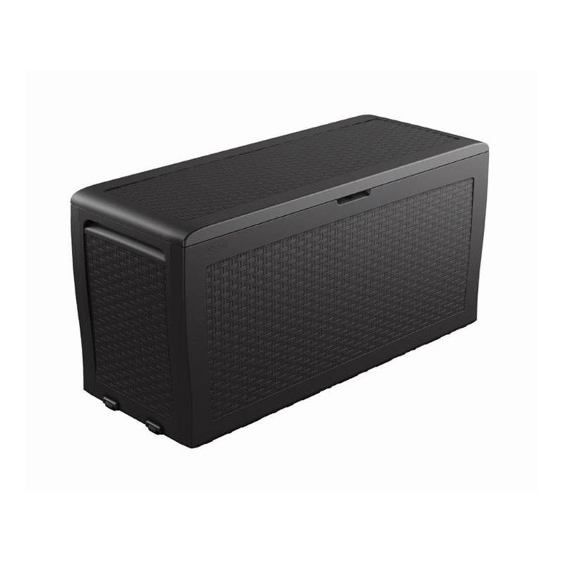 Box záhradný KETER Samoa Rattan Box 270l Graphite