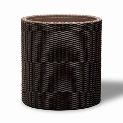 Kvetináč KETER Cylinder M Brown