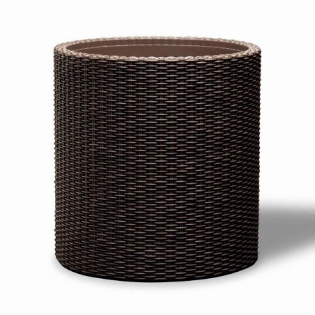 Kvetináč KETER Cylinder M Brown