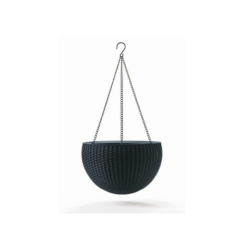 Kvetináč KETER Hanging Sphere Graphite
