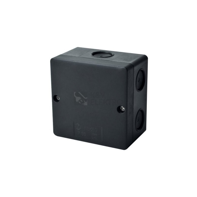 Krabica na povrch KOPOS KSK 80_FA 81x81x34mm krytie IP66 čierna