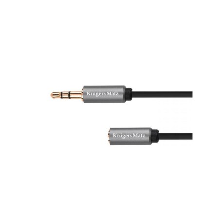 Kábel Jack 3,5mm konektor/Jack 3,5mm zdířka 1m KRUGER & MATZ KM1229 Basic