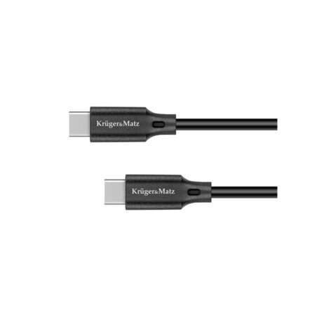 Kábel KRUGER & MATZ KM1261 Basic USB-C/USB-C 2,5m Black