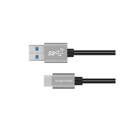 Kábel KRUGER & MATZ KM1263 Basic USB/USB-C 1m Black