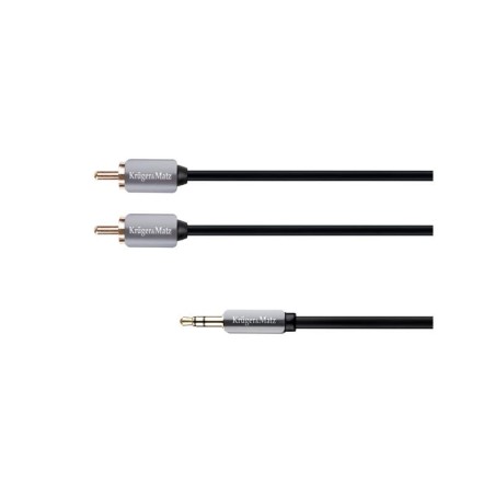 Kábel Jack 3.5mm stereo/2x Cinch 1m KRUGER & MATZ KM0309