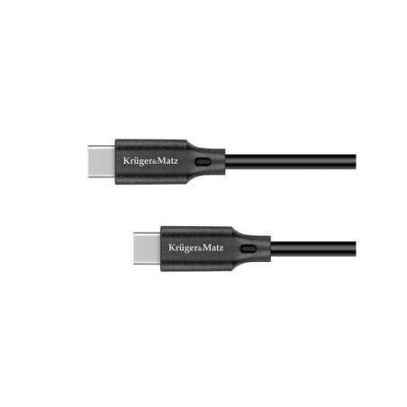 Kábel KRUGER & MATZ KM1260 Basic USB-C/USB-C 1m Black