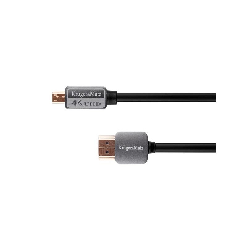 Kábel KRUGER & MATZ KM0328 HDMI/micro HDMI 3m