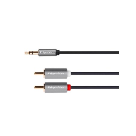 Kábel Jack 3.5mm stereo/2x Cinch 5m KRUGER & MATZ KM1217 Basic