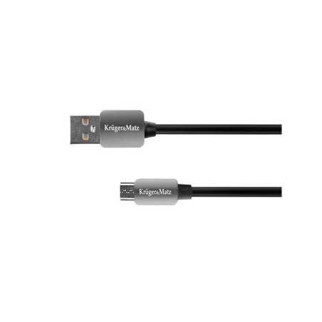 Kábel KRUGER & MATZ KM0331 USB/micro USB 1,8m Black