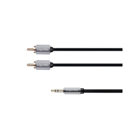 Kábel Jack 3.5mm stereo/2x Cinch 1,8m KRUGER & MATZ KM0310