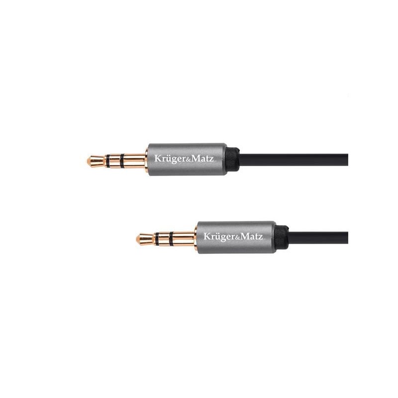 Kábel Jack 3,5mm konektor/Jack 3,5mm konektor 1m KRUGER & MATZ KM1226 Basic
