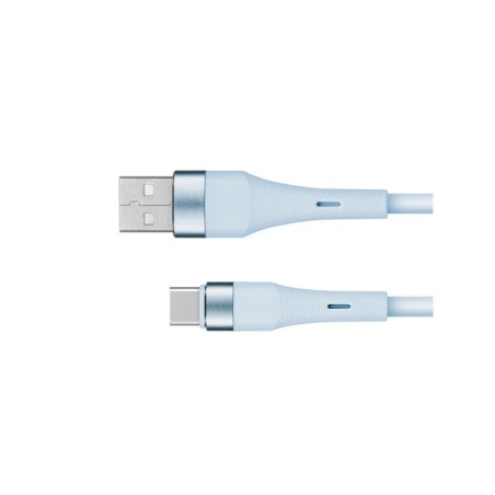 Kábel KRUGER & MATZ KM1268-1BL Basic USB/USB-C 1m Blue
