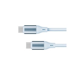 Kábel KRUGER & MATZ KM1269-1BL Basic USB-C/USB-C 1m Blue
