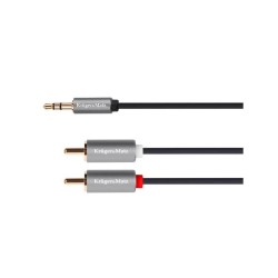 Kábel Jack 3.5mm stereo/2x Cinch 1m KRUGER & MATZ KM1218 Basic