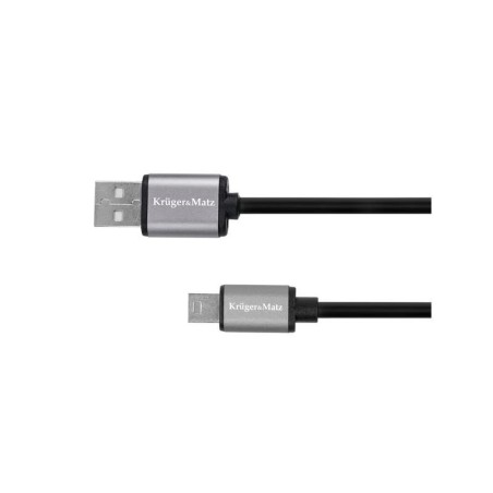 Kábel KRUGER & MATZ KM1241 Basic USB/USB mini 1m Black