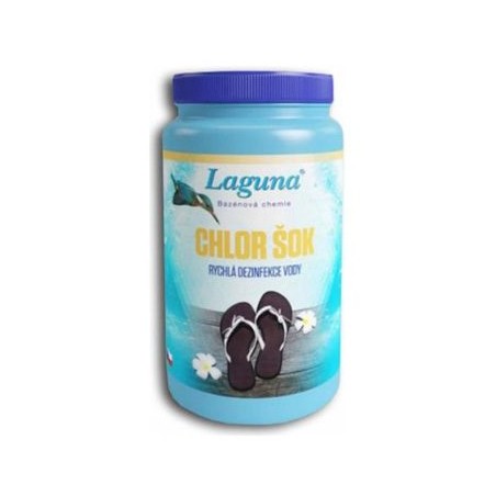 Prípravok pre chlórovú dezinfekciu bazénovej vody LAGUNA Chlor Šok 50% ZADARMO 1,5kg