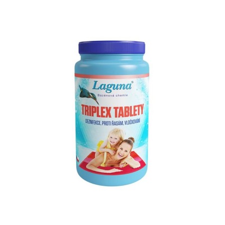 Multifunkčné tablety na chlórovú dezinfekciu bazénovej vody LAGUNA 3v1 Triplex 1kg