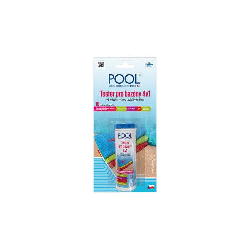Tester na meranie pH a chlóru v bazénovej vode LAGUNA Pool 4v1