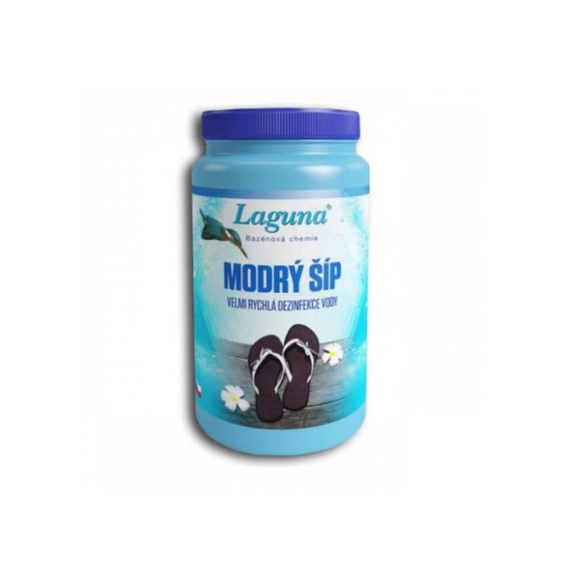 Prípravok pre chlórovú dezinfekciu bazénovej vody LAGUNA Modrý Šíp 1kg