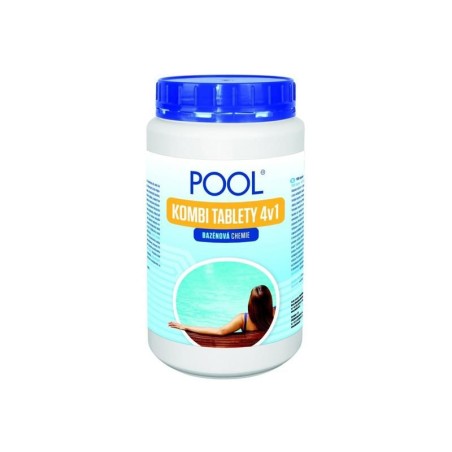 Multifunkčné tablety na chlórovú dezinfekciu bazénovej vody LAGUNA 4v1 Pool Kombi 1kg