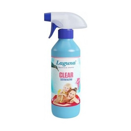 Prípravok na vyčistenie bazénov pred napustením bazénovej vody LAGUNA Clear 0,5l