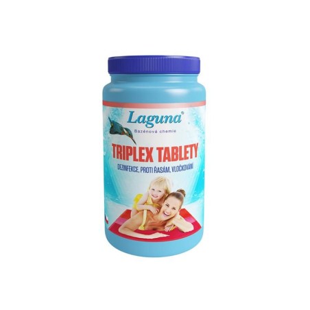 Multifunkčné tablety na chlórovú dezinfekciu bazénovej vody LAGUNA 3v1 Triplex 1,6kg