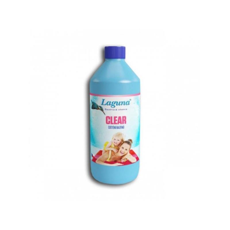 Prípravok na vyčistenie bazénov pred napustením bazénovej vody LAGUNA Clear 1l