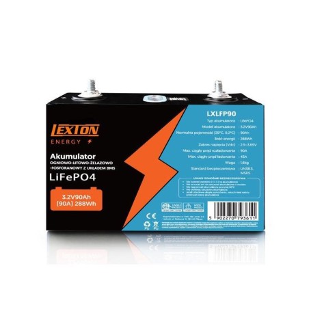 Batéria LiFePO4 LEXTON 3,2V/ 90Ah 288Wh