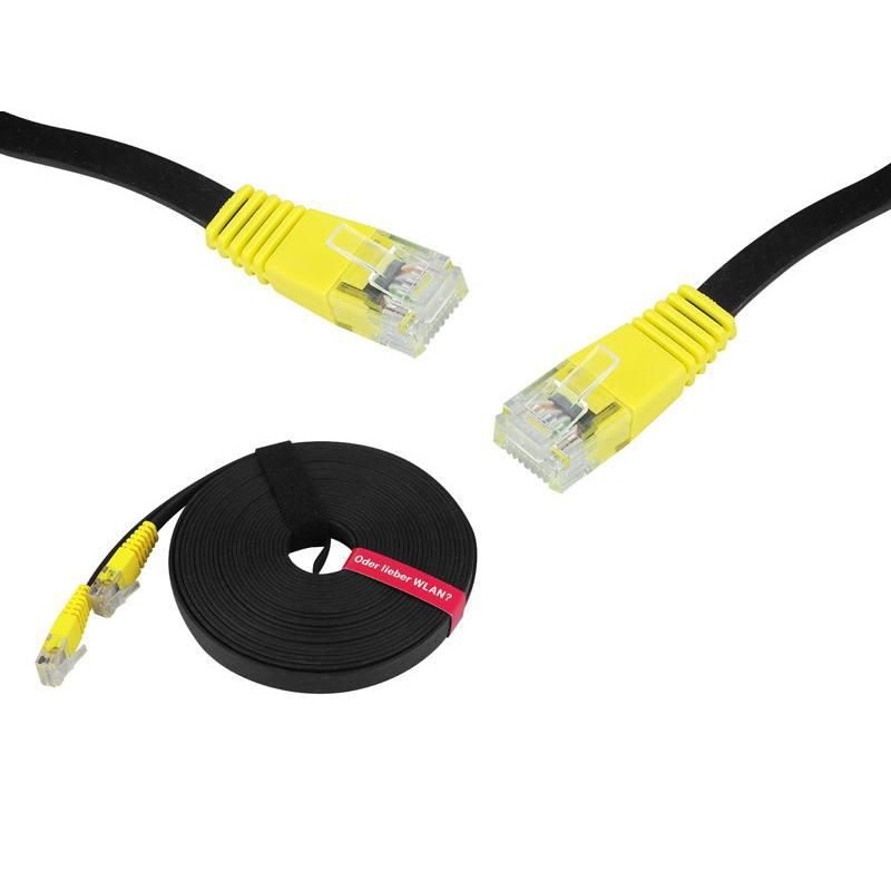 Kábel UTP RJ45/RJ45 Cat5e 10m LTC LXIT10 ultra tenký
