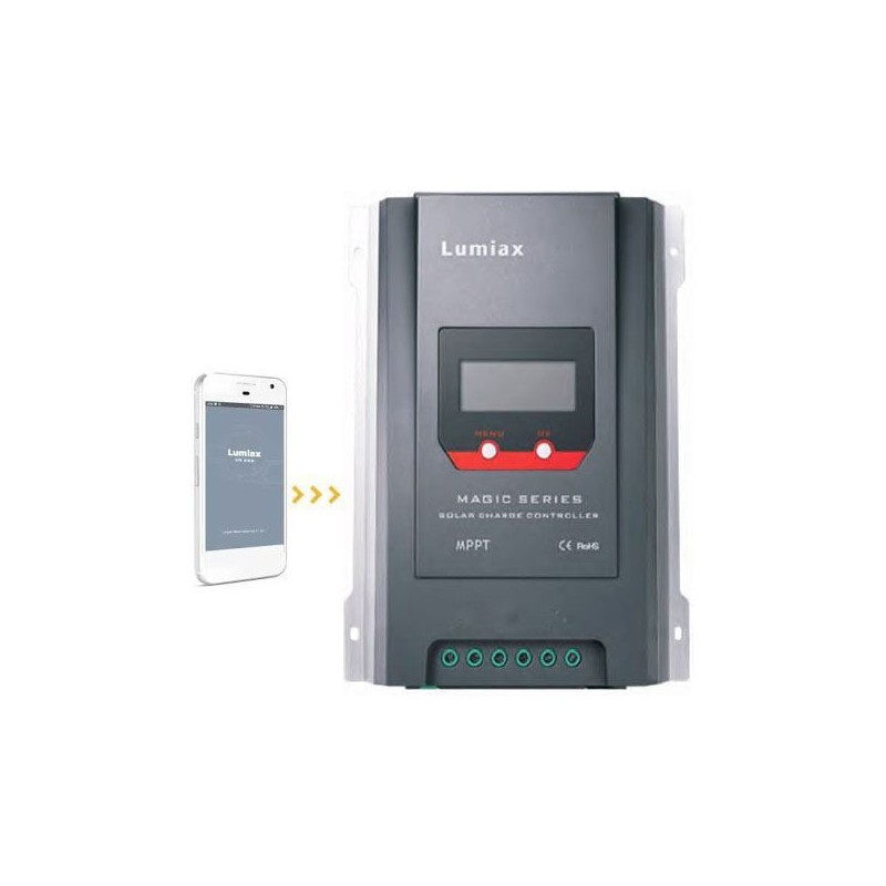 Solárny regulátor MPPT Lumiax MT4010-BT, 12-24V/40A, bluetooth