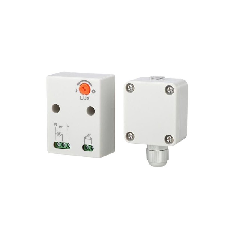 Soumrakový spínač s externím čidlem 2300W MACLEAN MCE35