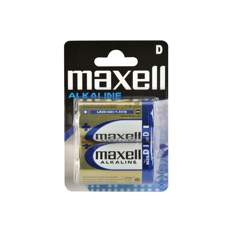 Batéria D (LR20) alkalická MAXELL 2ks / blister