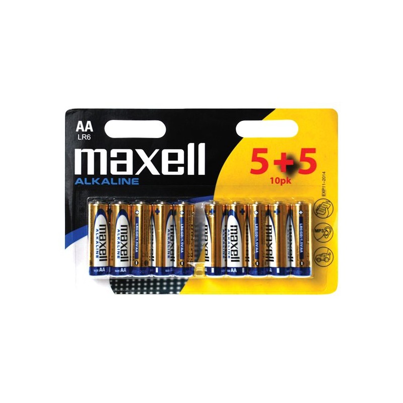 Batéria AA (R6) alkalická MAXELL 10ks / blister