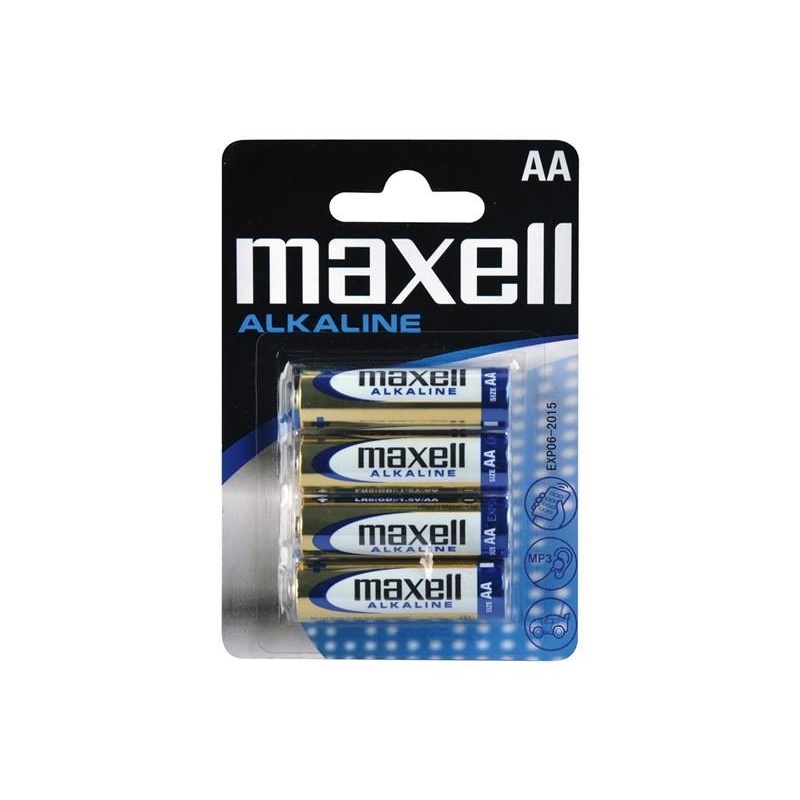 Batéria AA (R6) alkalická MAXELL 4ks / blister