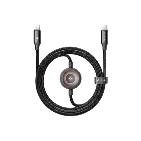 Kábel MCDODO CA-5680 USB-C /Lightning 1,5m Black + nabíjačka na Apple Watch