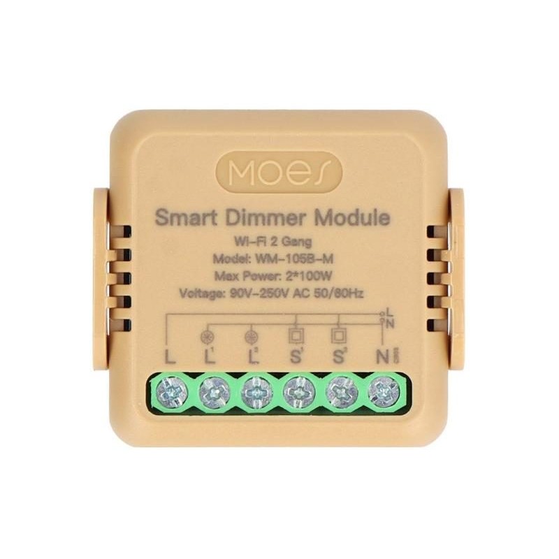 Smart ovládač osvetlenia MOES Switch Module MS-105B-M WiFi Tuya